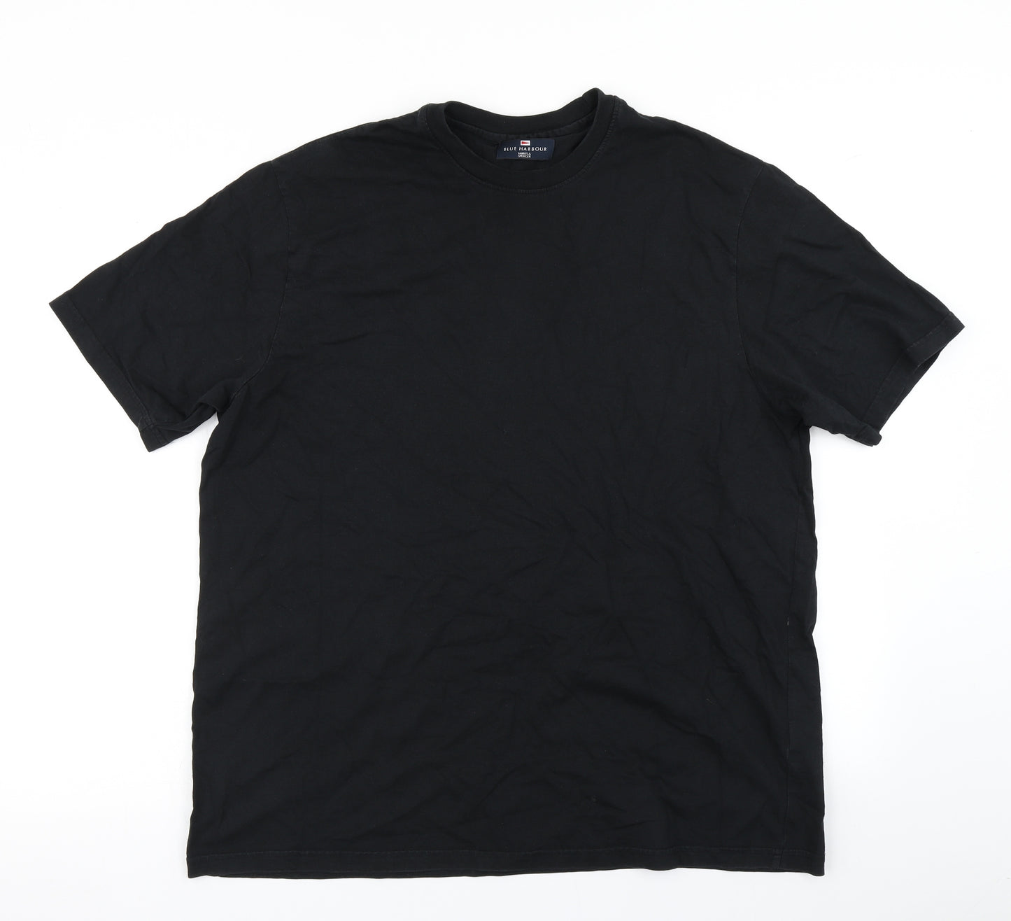 Blue Harbour Mens Black    T-Shirt Size L