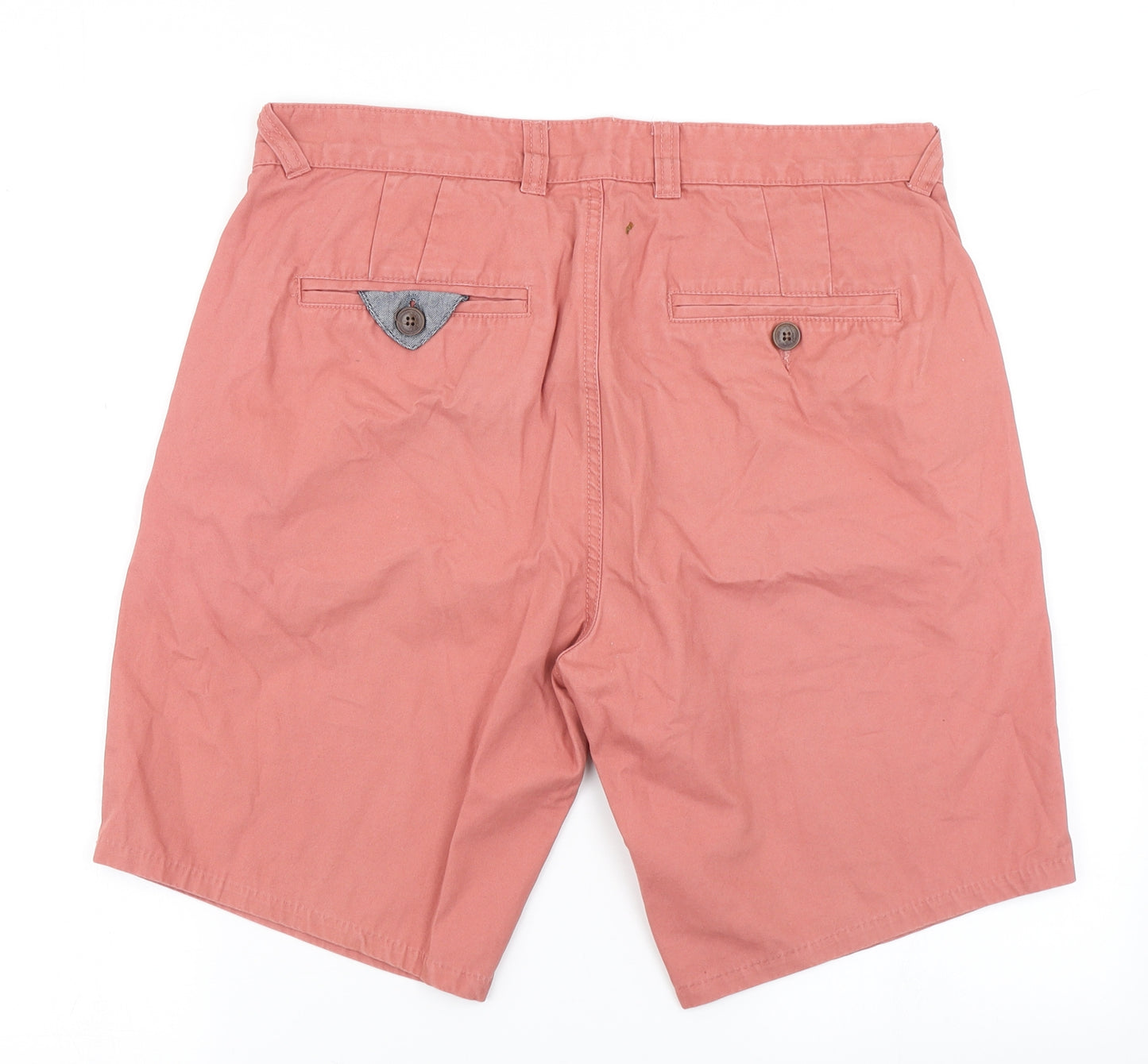 Tokyo Laundry Mens Pink   Chino Shorts Size L