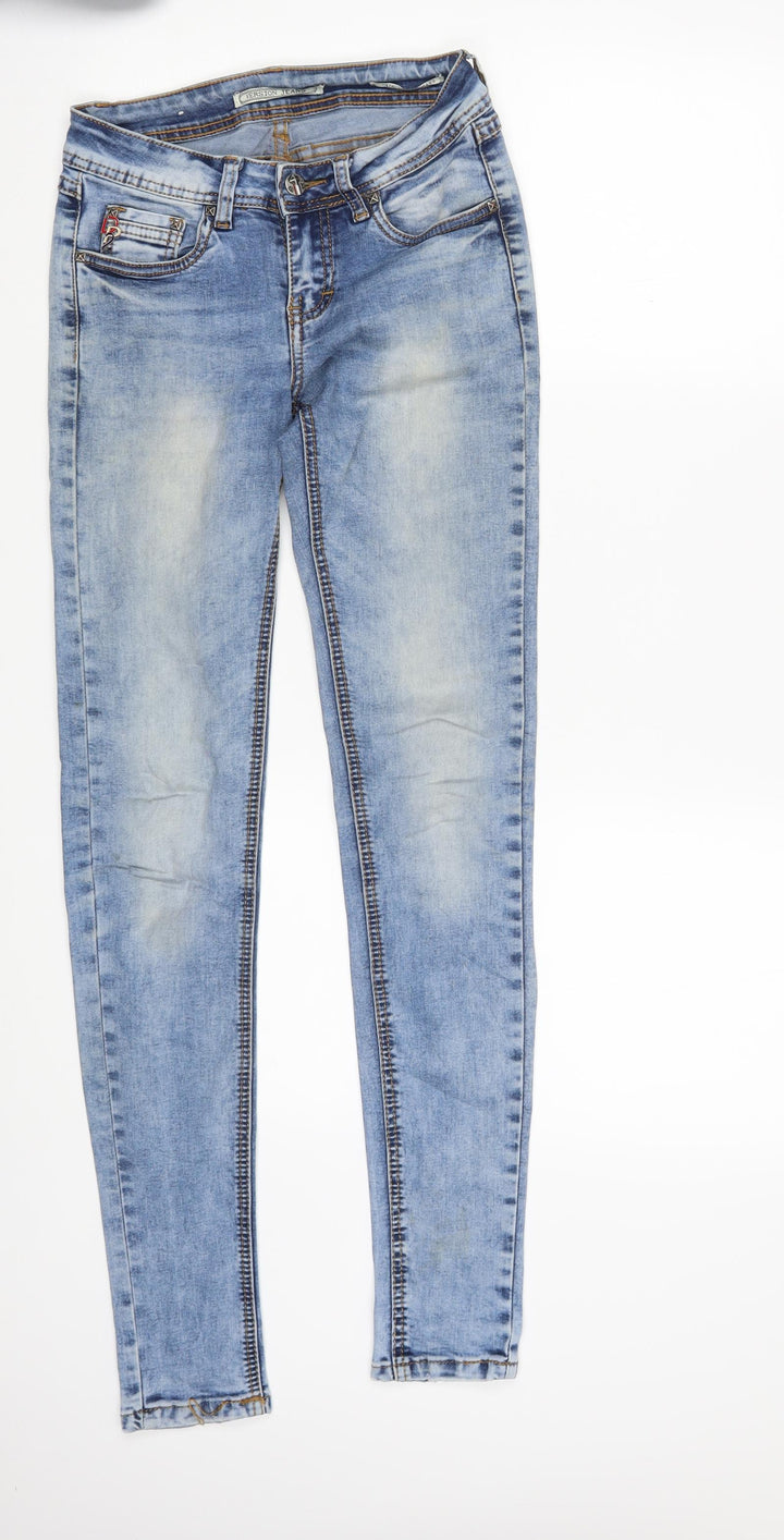 1964 Version Jeans Womens Blue Denim Skinny Jeans Size 26 in L30 in