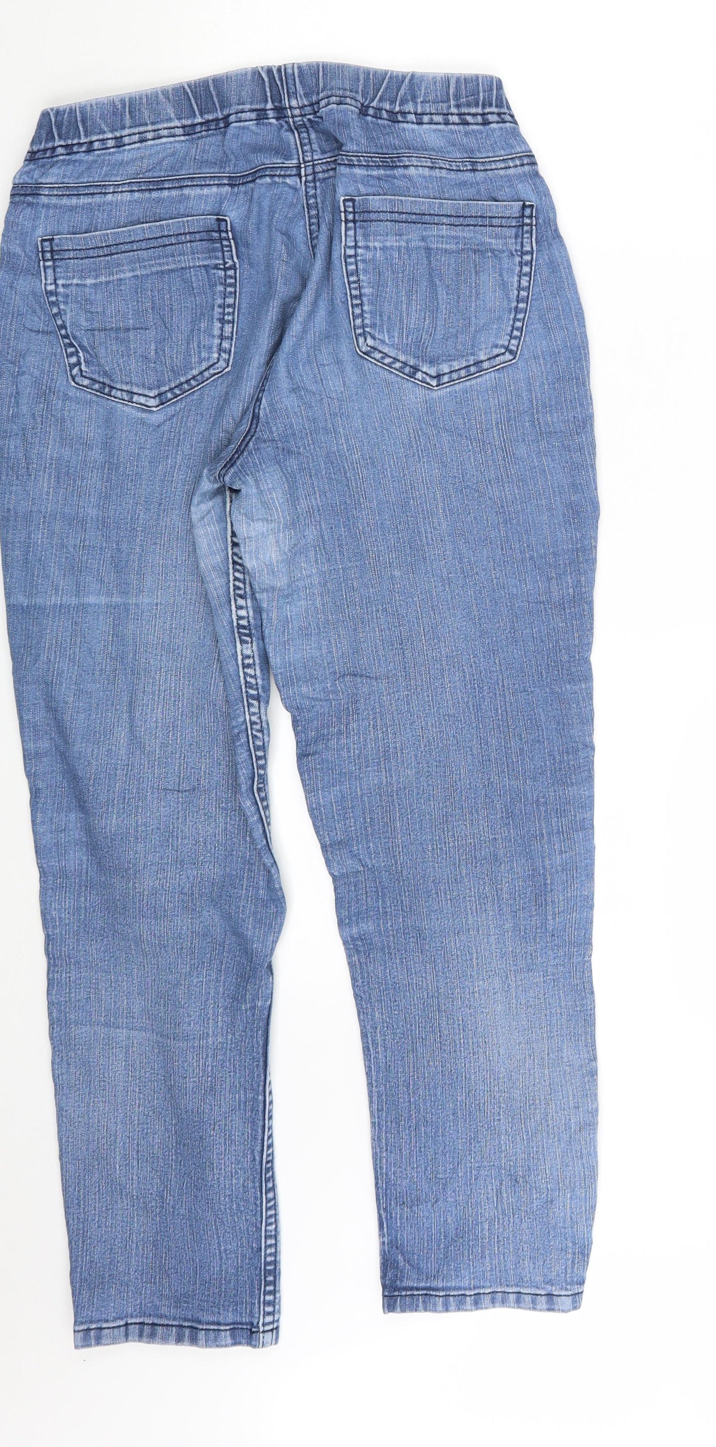 George Womens Blue  Denim Straight Jeans Size 12 L25 in