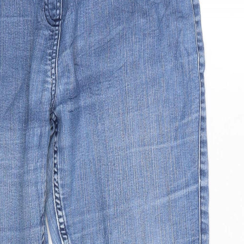 George Womens Blue  Denim Straight Jeans Size 12 L25 in