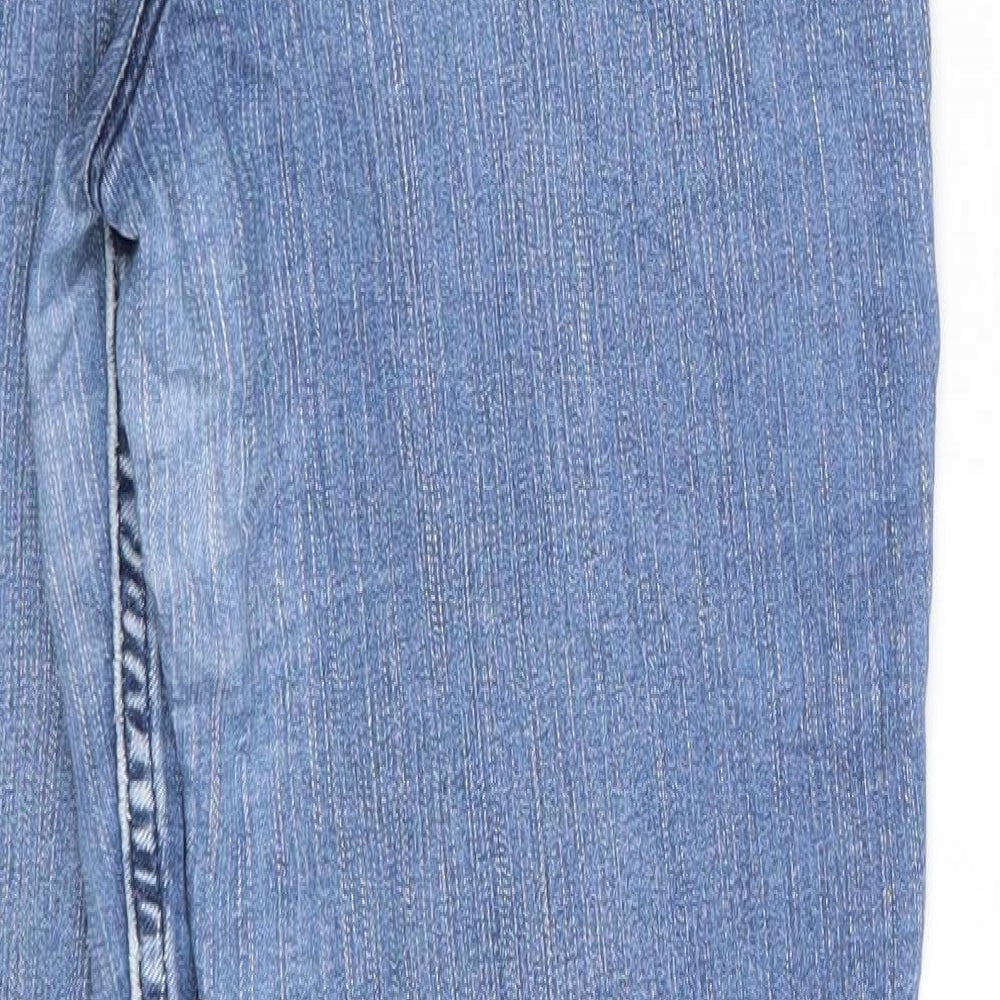 George Womens Blue  Denim Straight Jeans Size 12 L25 in