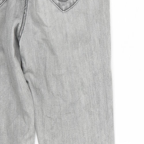 Taifun Womens Grey  Denim Cropped Jeans Size 28 in L25 in
