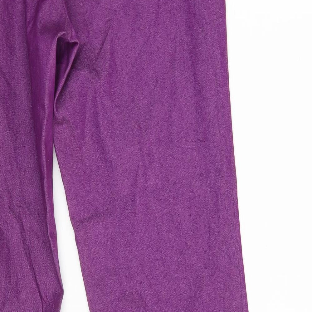 Preworn Womens Purple   Dress Pants Trousers Size 30 in L29 in