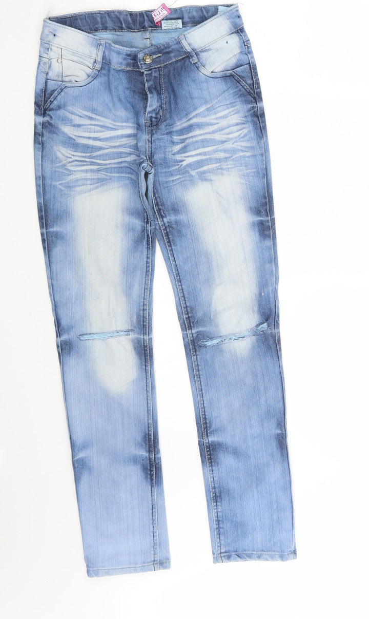 Y.L.H Jeans Girls Blue  Denim Skinny Jeans One Size