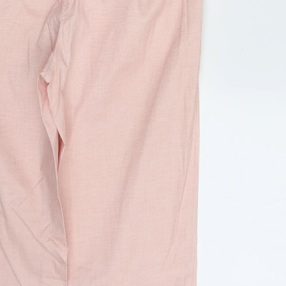 BRAX Womens Pink   Cropped Trousers Size 10 L26 in