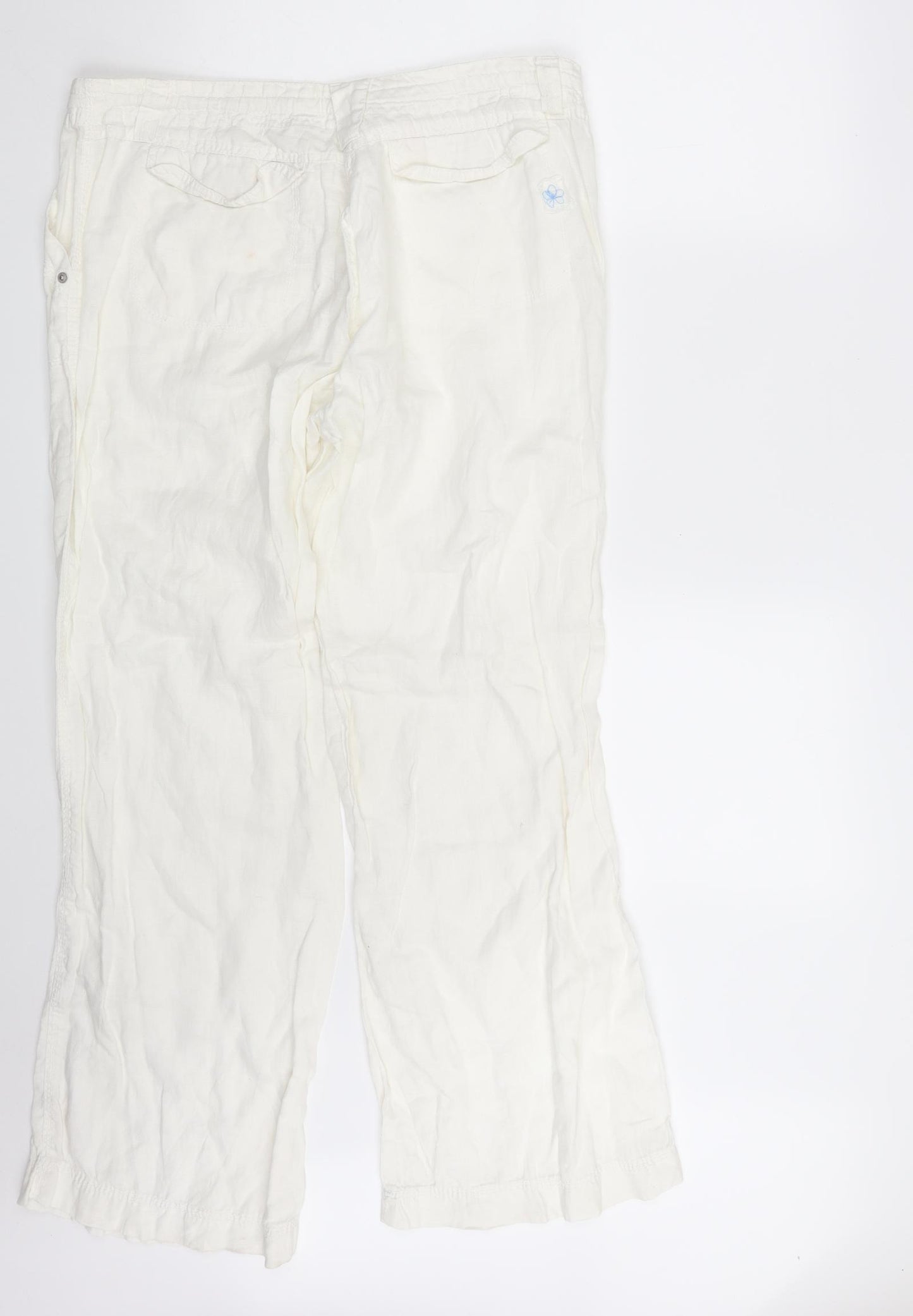 River Island Womens White   Bloomer Trousers Size 36 in L30 in