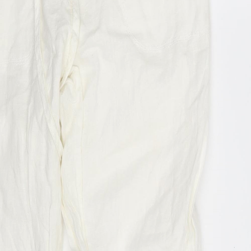 River Island Womens White   Bloomer Trousers Size 36 in L30 in