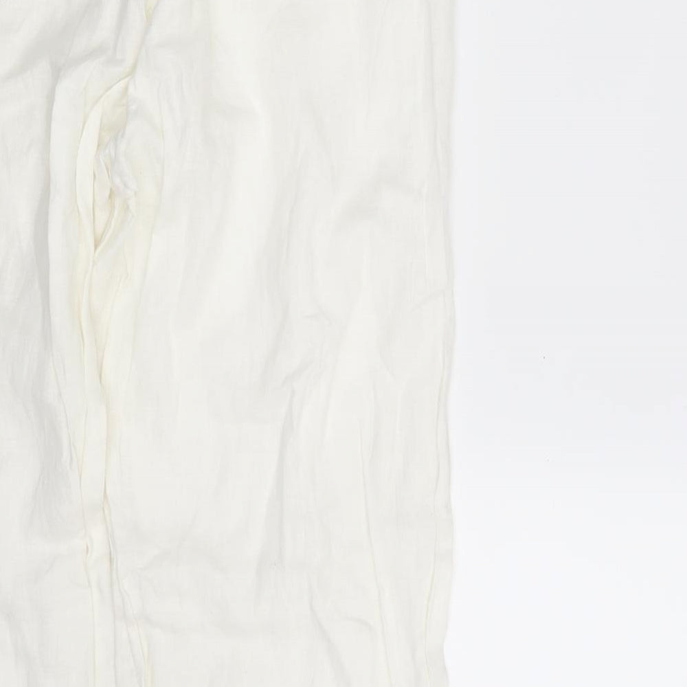 River Island Womens White   Bloomer Trousers Size 36 in L30 in