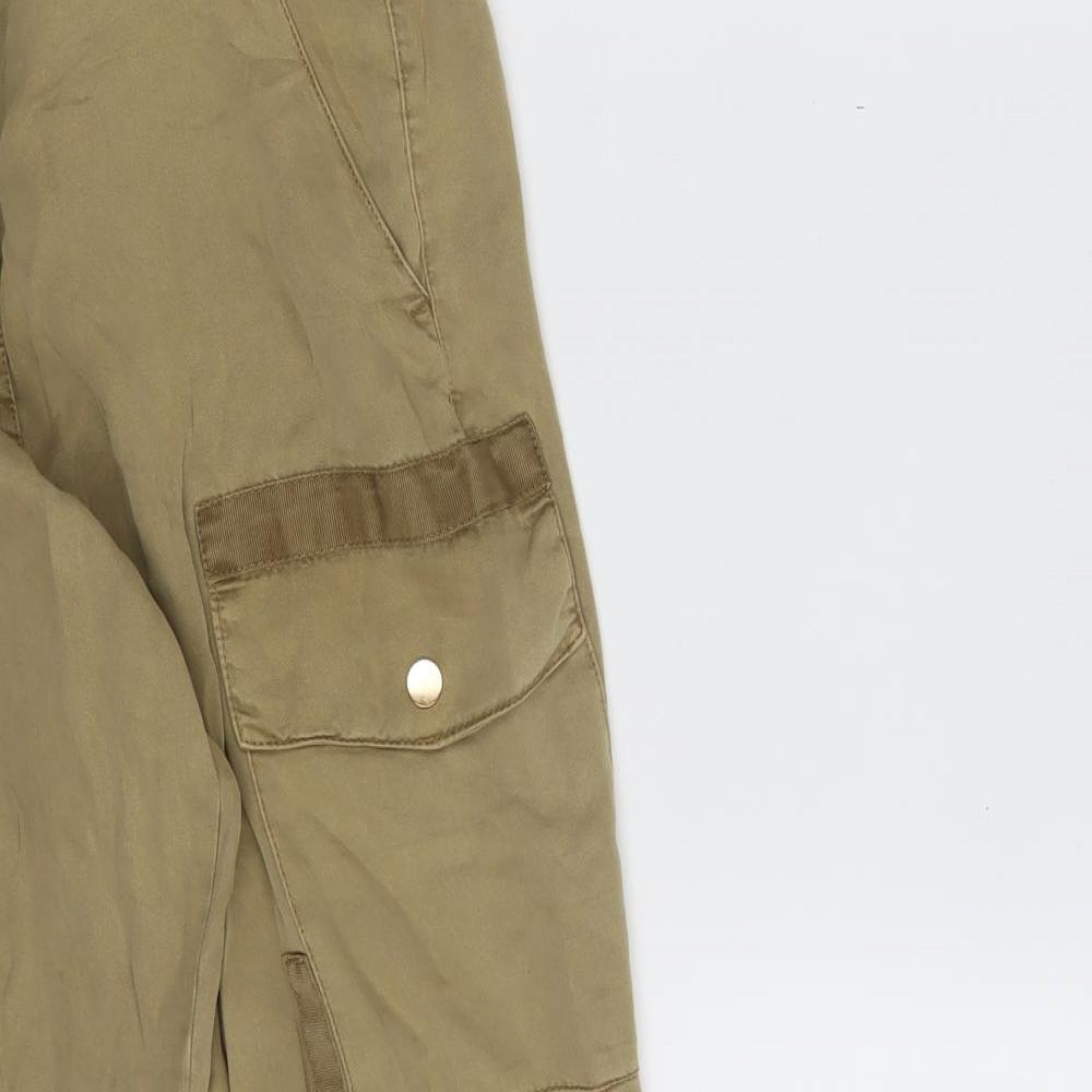 River Island Womens Brown   Carrot Trousers Size 6 L26 in