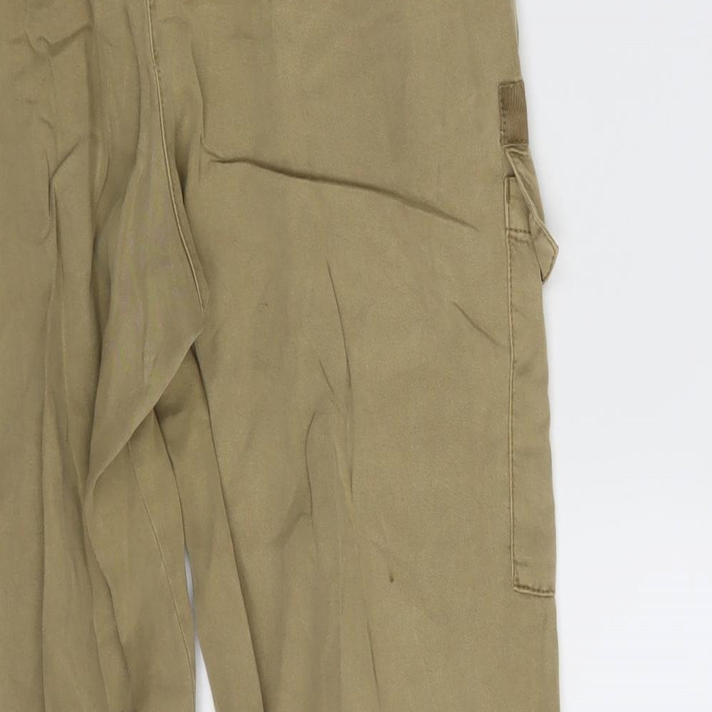 River Island Womens Brown   Carrot Trousers Size 6 L26 in