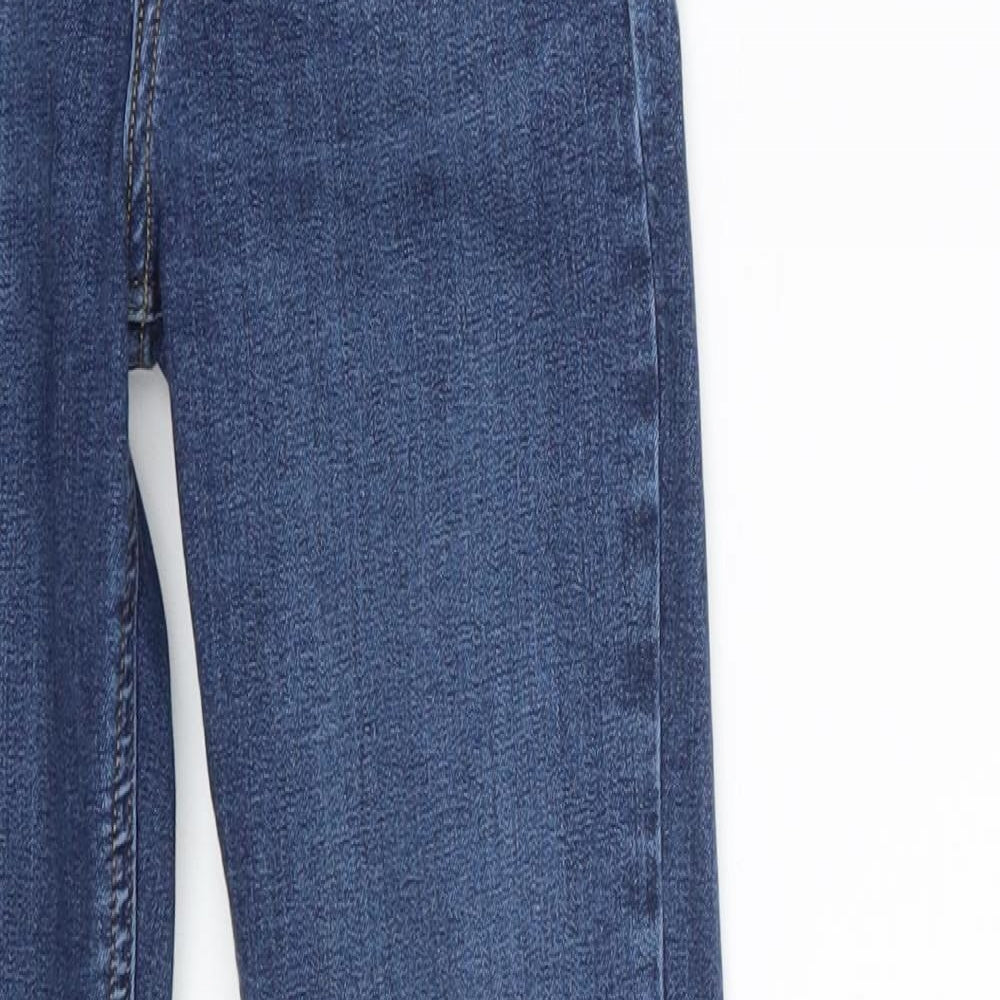 Topshop Womens Blue  Denim Skinny Jeans Size 24 in L28 in