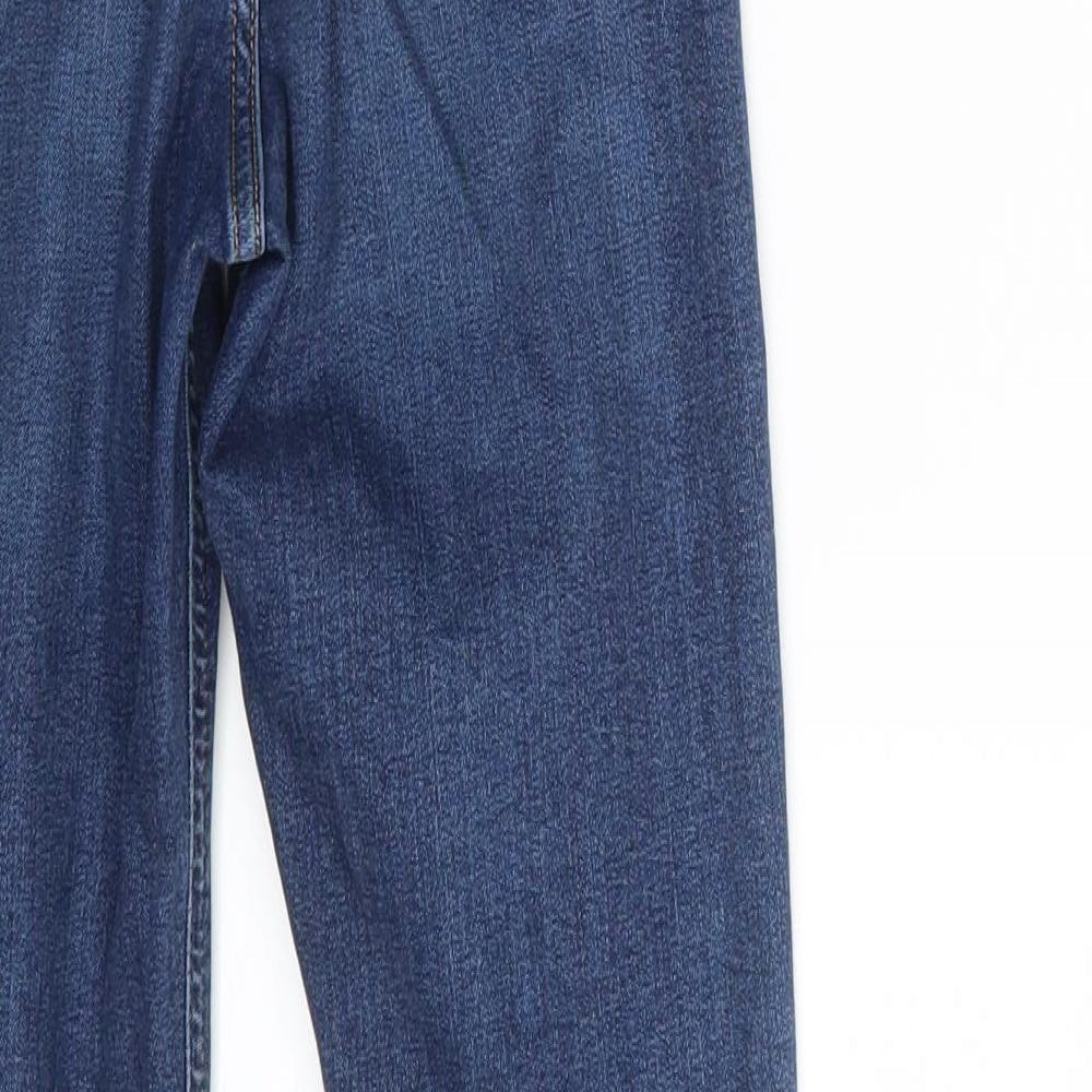 Topshop Womens Blue  Denim Skinny Jeans Size 24 in L28 in