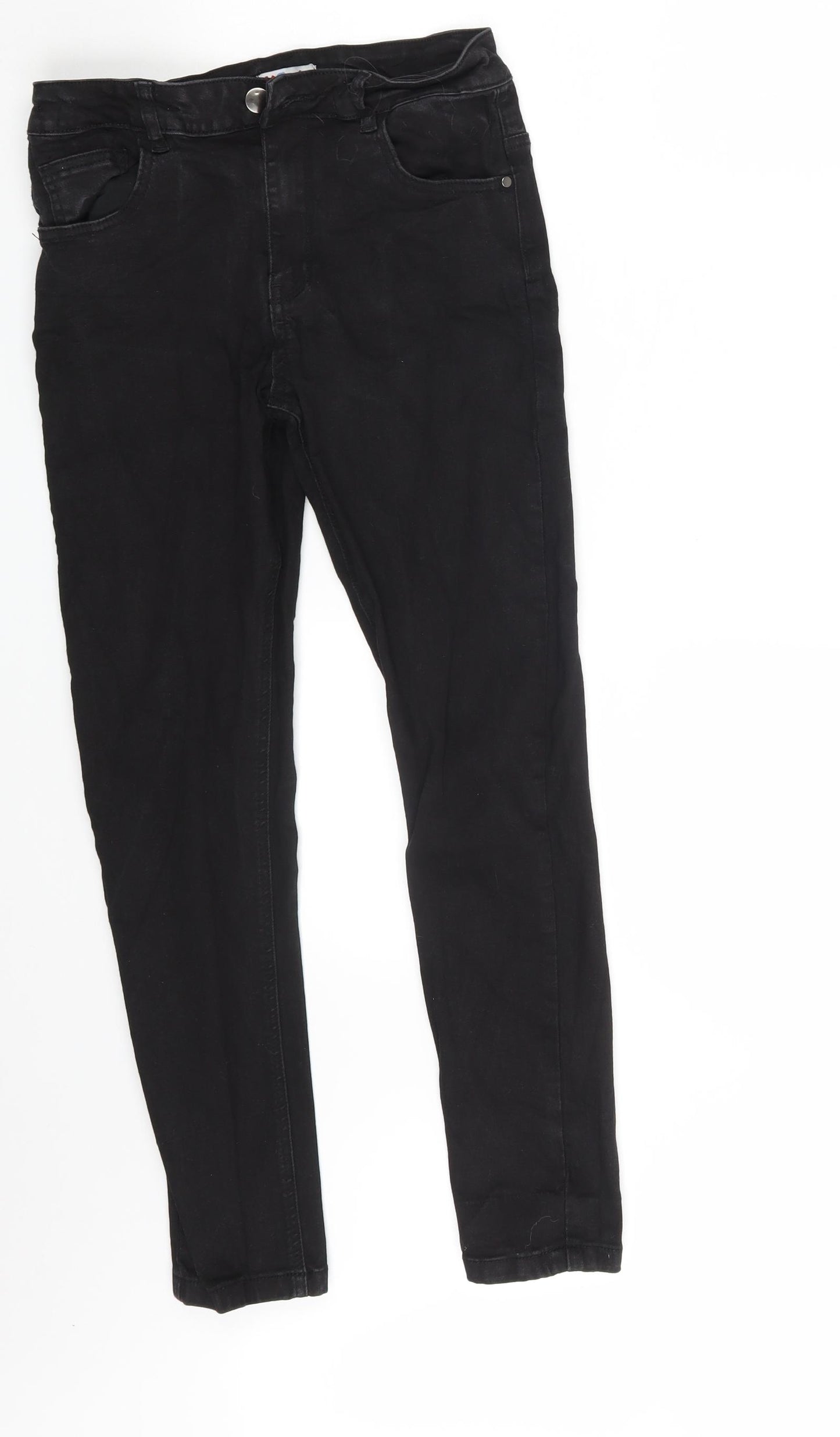 KD Division Girls Black  Denim Skinny Jeans Size 11-12 Years