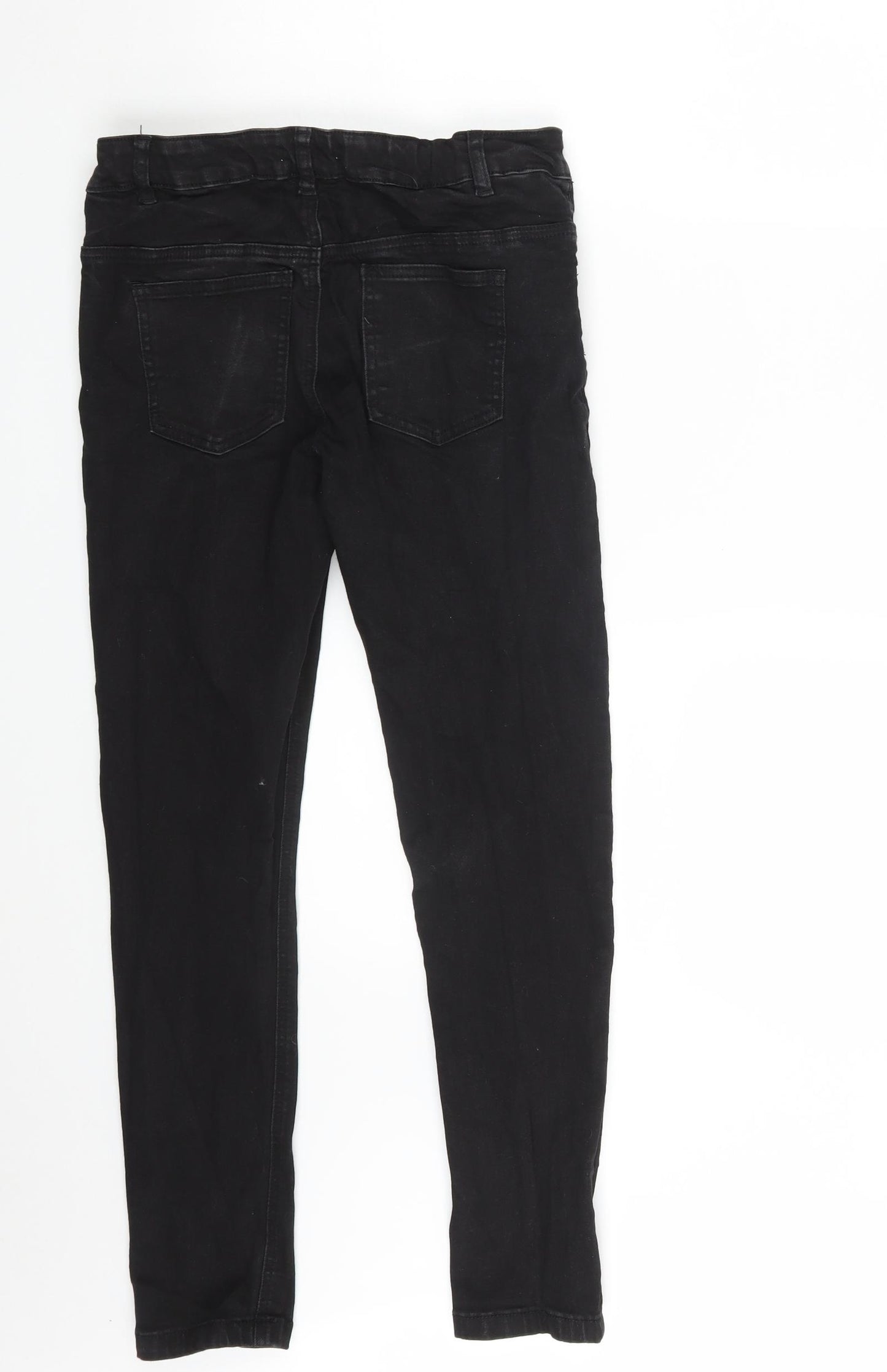 KD Division Girls Black  Denim Skinny Jeans Size 11-12 Years