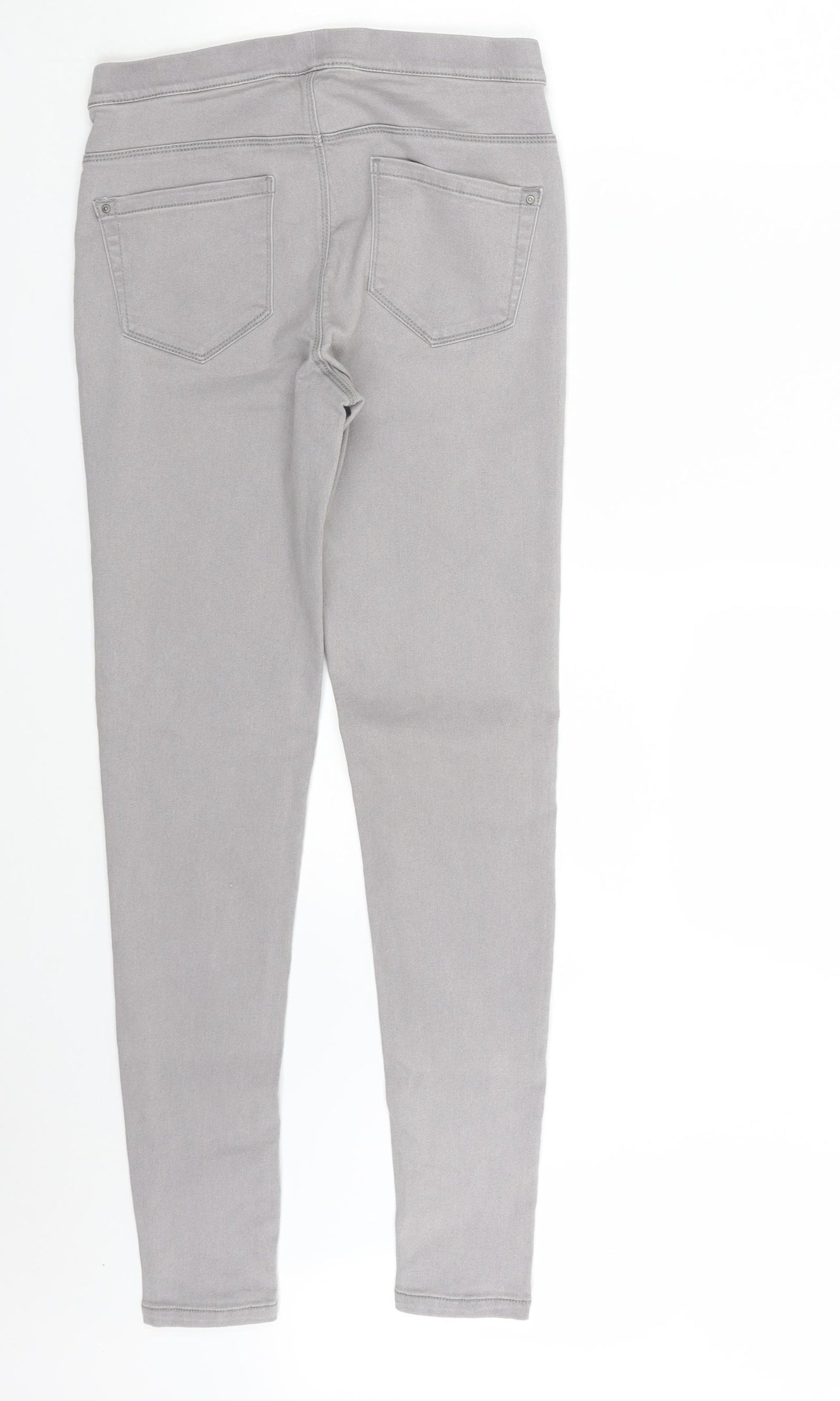 Denim Co. Womens Grey  Denim Jegging Jeans Size 8 L28 in