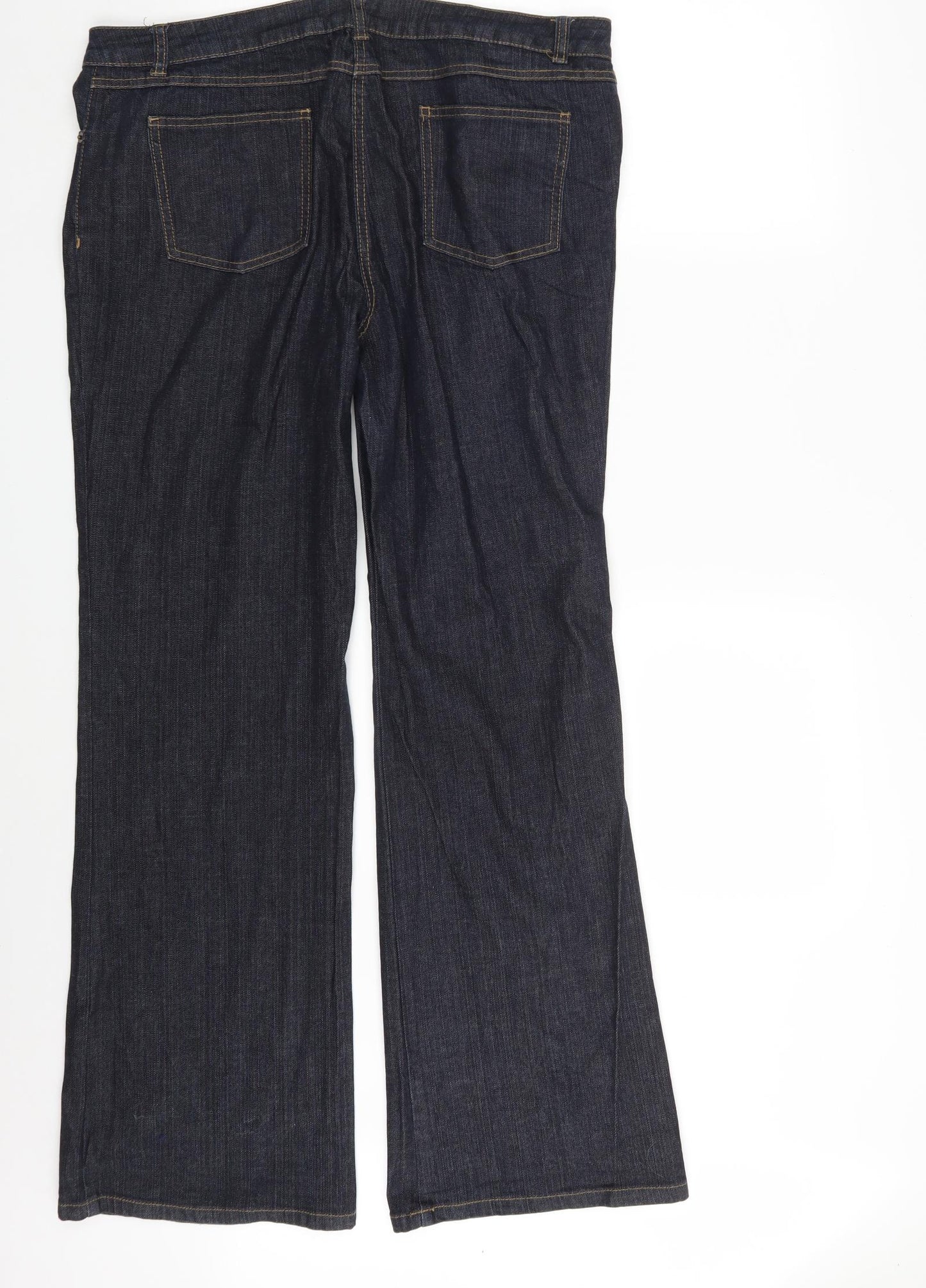 Austin Reed Womens Blue  Denim Bootcut Jeans Size 36 in L32 in