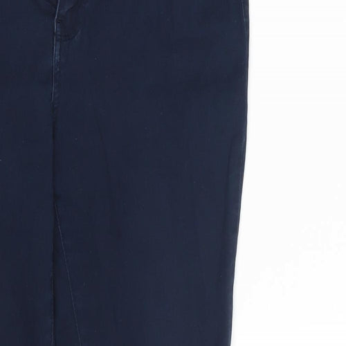 Buffalo Womens Blue  Denim Capri Jeans Size 12 L26 in