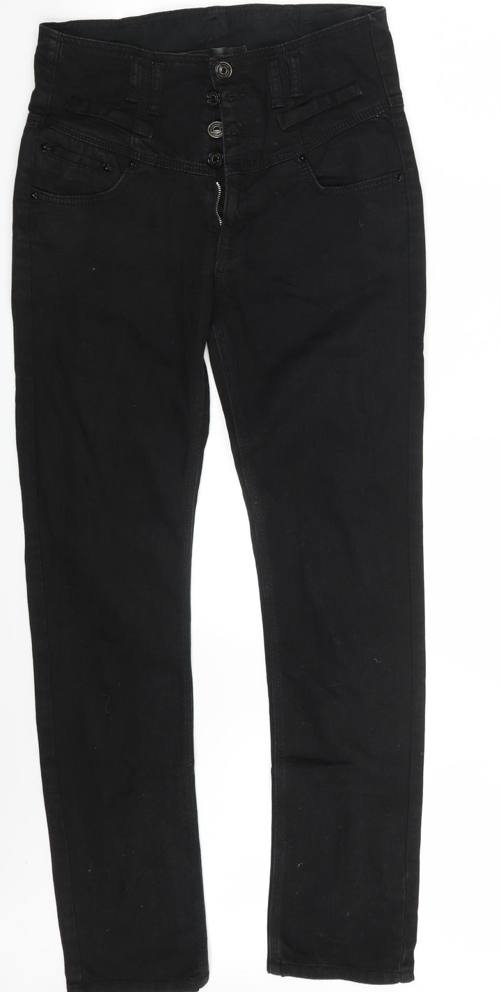 Gina Jeans Womens Black  Denim Skinny Jeans Size 30 in L31 in