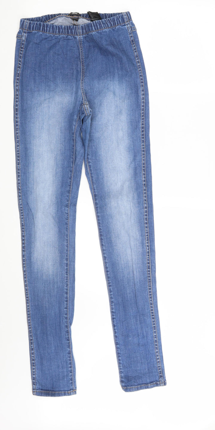 H&M Womens Blue  Denim Jegging Jeans Size S L32 in