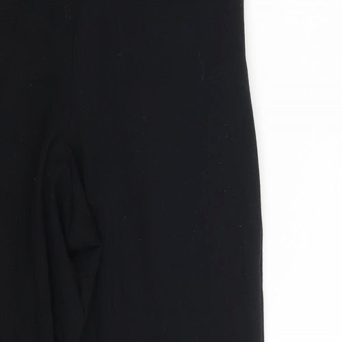 M&S Womens Black   Trousers  Size 10 L28 in