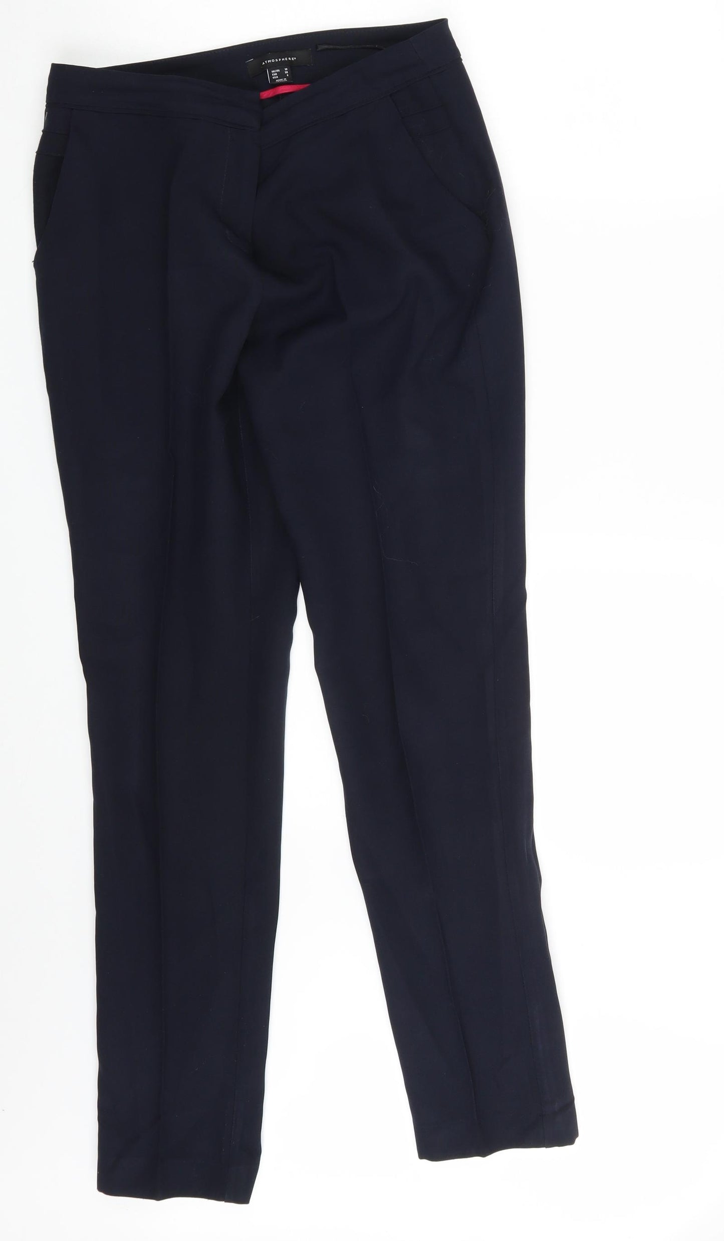 Atmosphere Womens Blue   Chino Trousers Size 10 L30 in