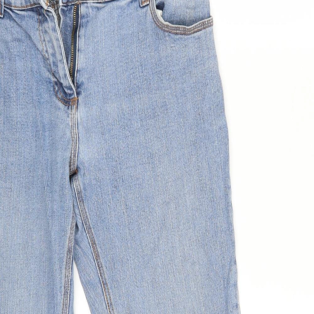 Brooker Womens Blue  Denim Cropped Jeans Size 12 L21 in
