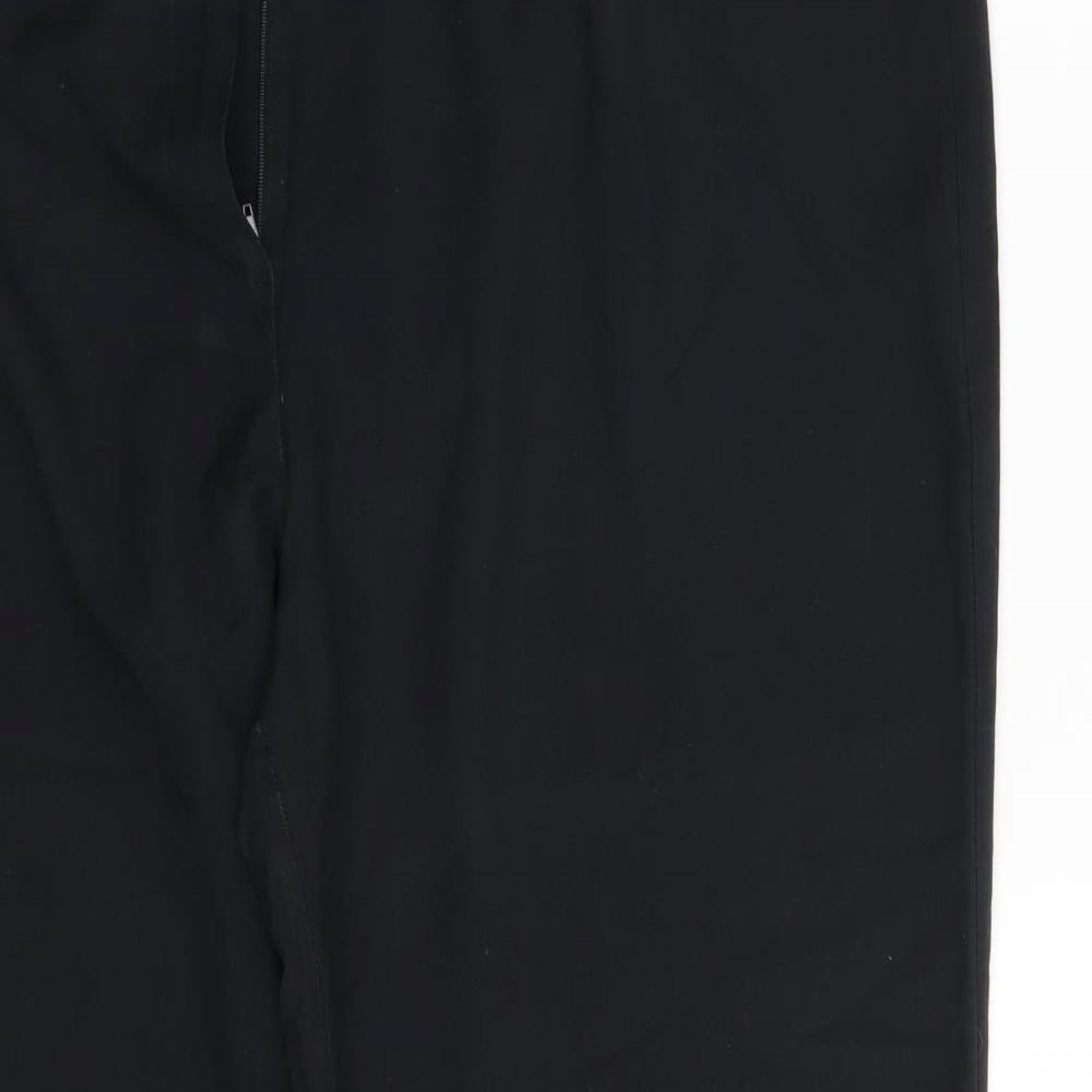 M&S Womens Black   Trousers  Size 20 L30 in