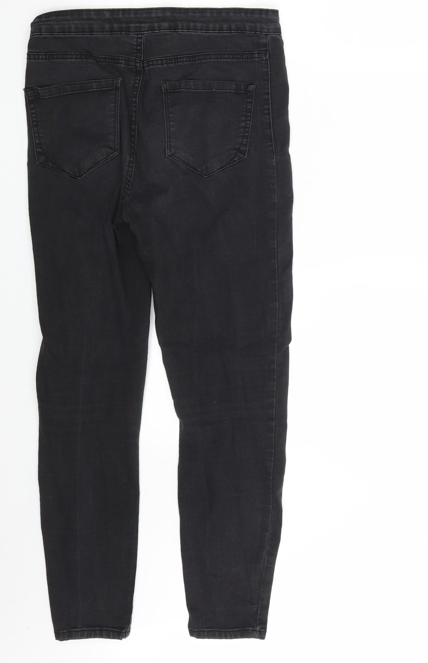 Denim Co.  Womens Black  Denim Jegging Jeans Size 10 L26 in