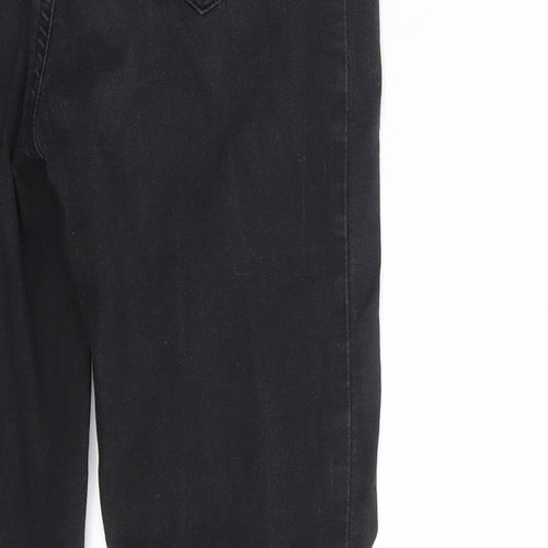 Denim Co.  Womens Black  Denim Jegging Jeans Size 10 L26 in