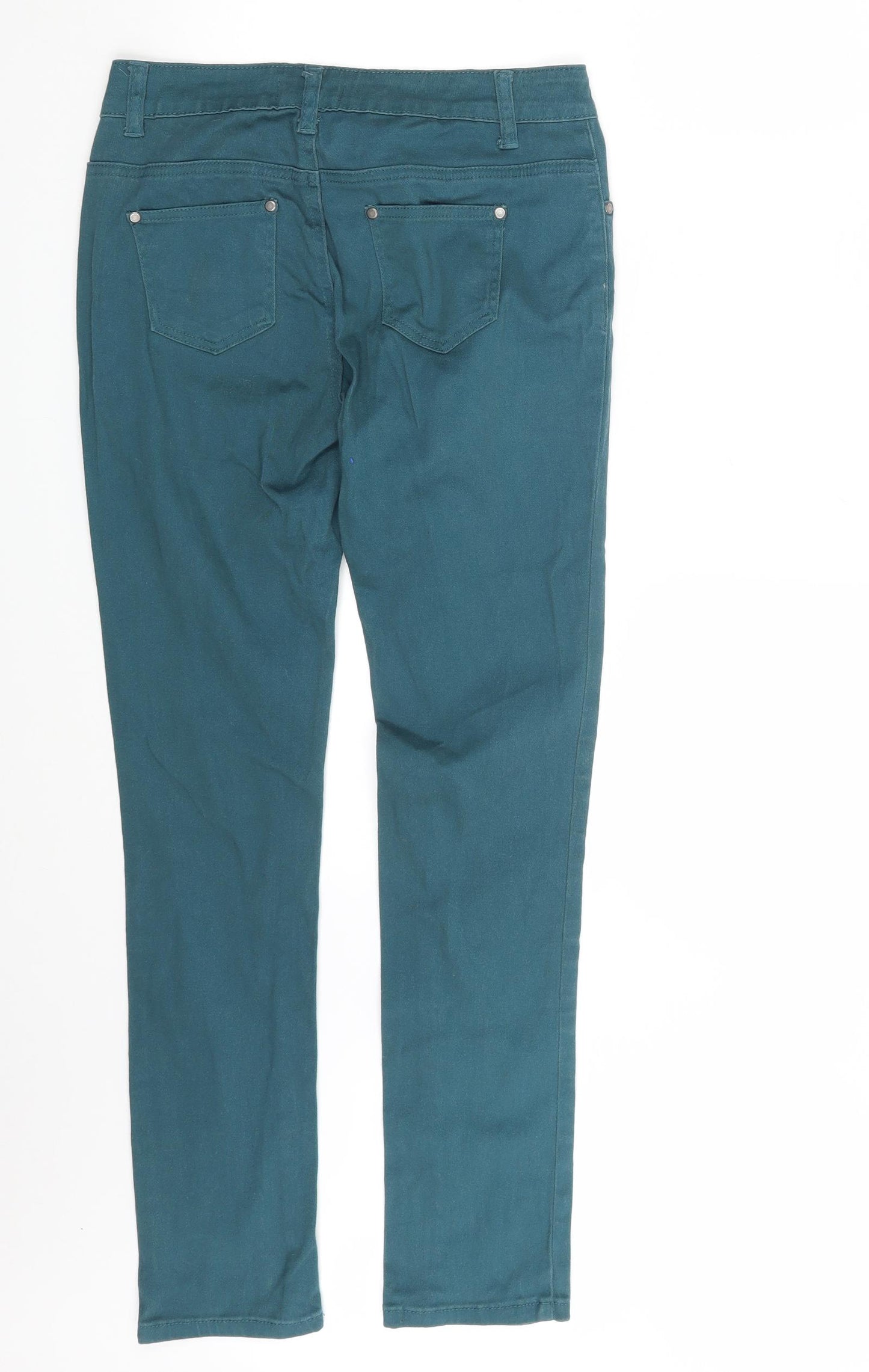 Sophic Girls Green  Denim Skinny Jeans Size 14-15 Years