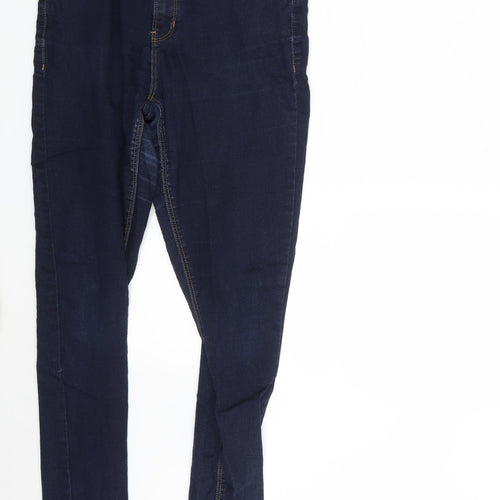 Dorothy Perkins Womens Blue  Denim Skinny Jeans Size 10 L30 in