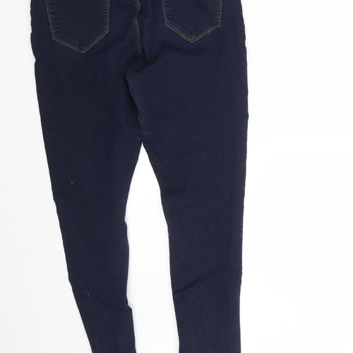 Dorothy Perkins Womens Blue  Denim Skinny Jeans Size 10 L30 in