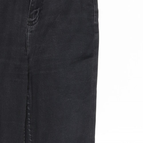 157 Womens Black  Denim Skinny Jeans Size S L28 in