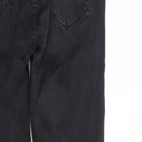 157 Womens Black  Denim Skinny Jeans Size S L28 in