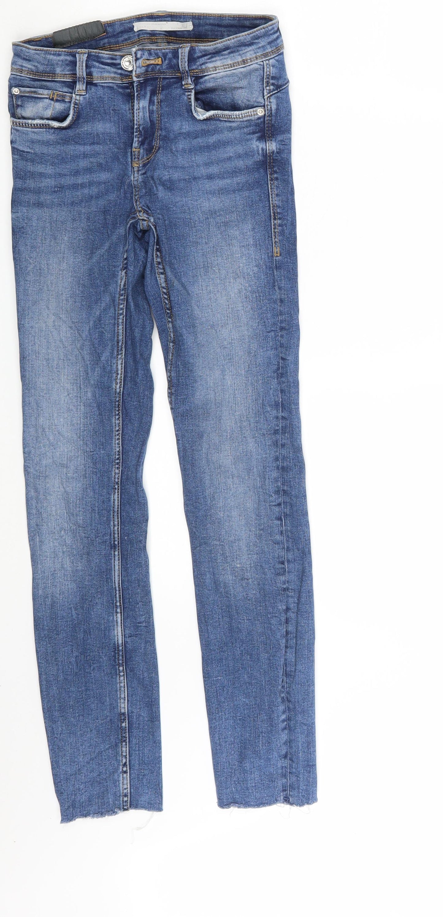 Zara Girls Blue  Denim Skinny Jeans One Size