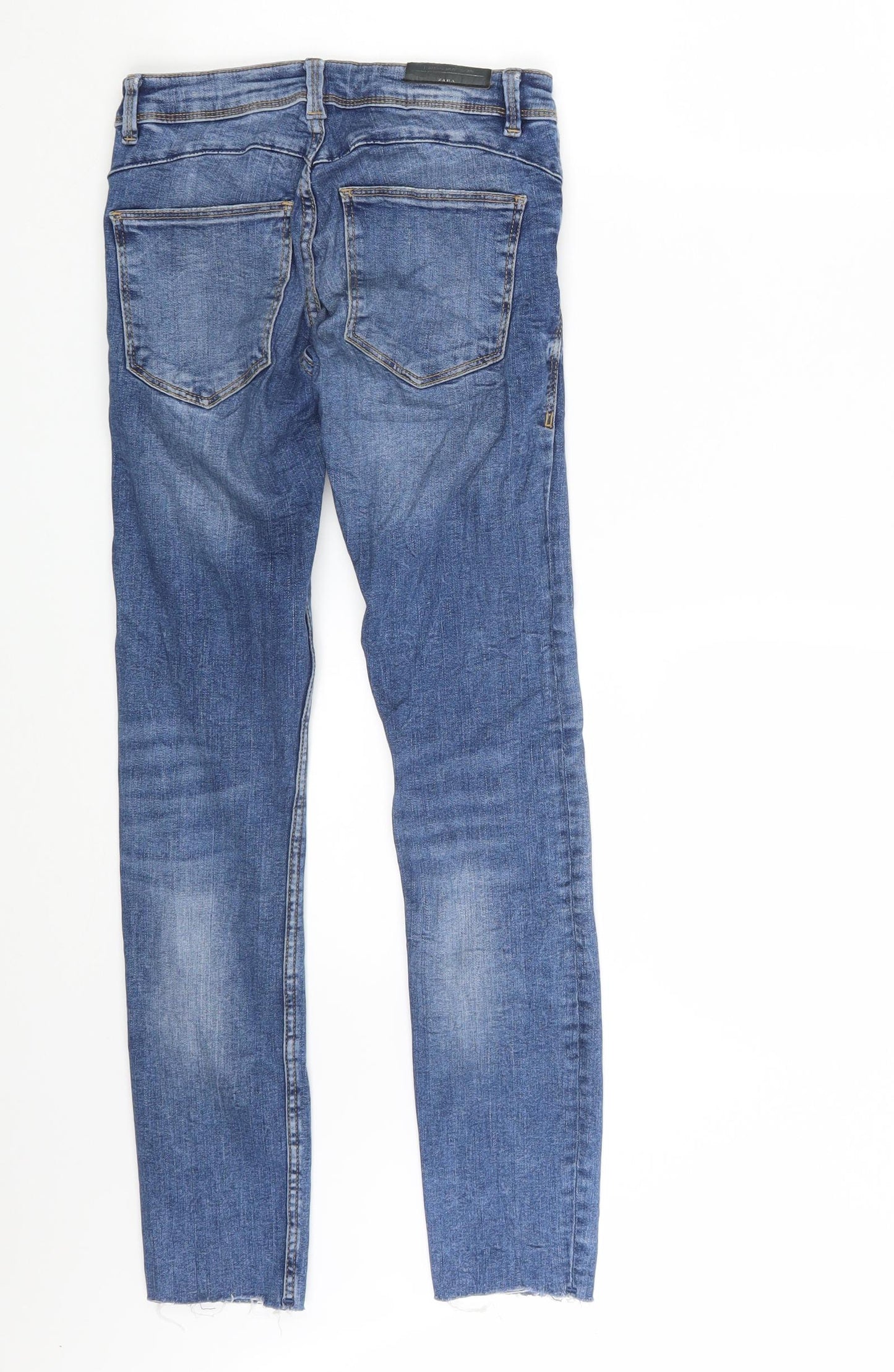 Zara Girls Blue  Denim Skinny Jeans One Size