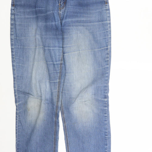 George Womens Blue  Denim Straight Jeans Size 16 L28 in