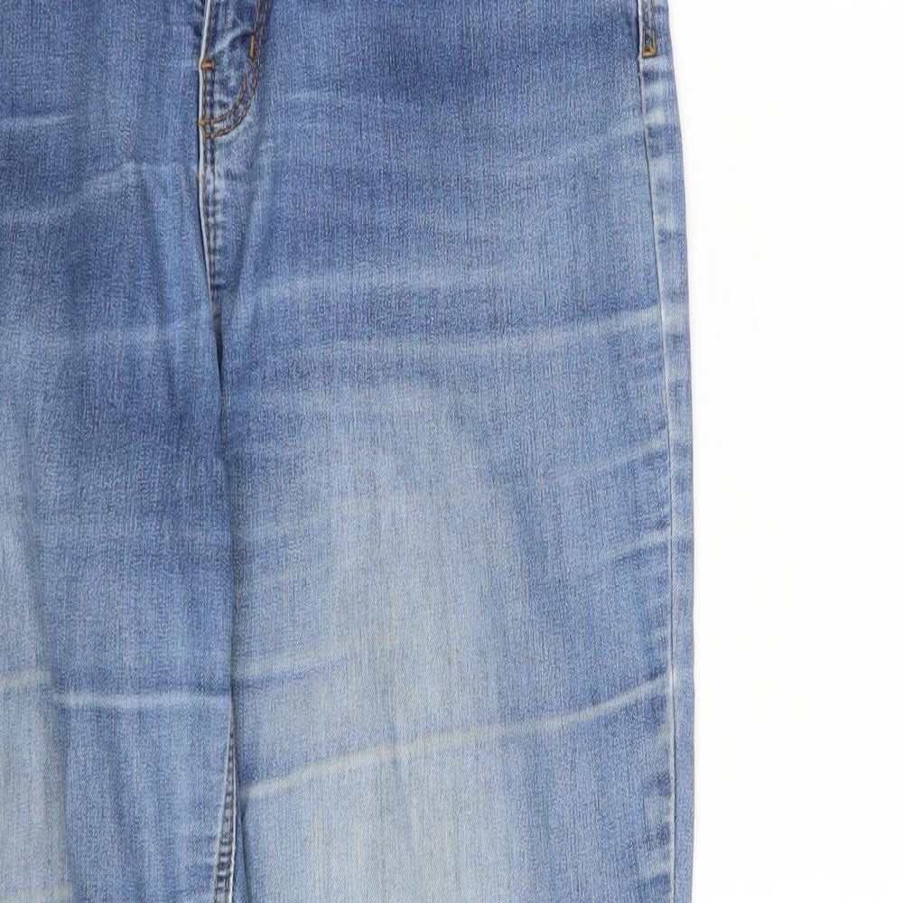 George Womens Blue  Denim Straight Jeans Size 16 L28 in