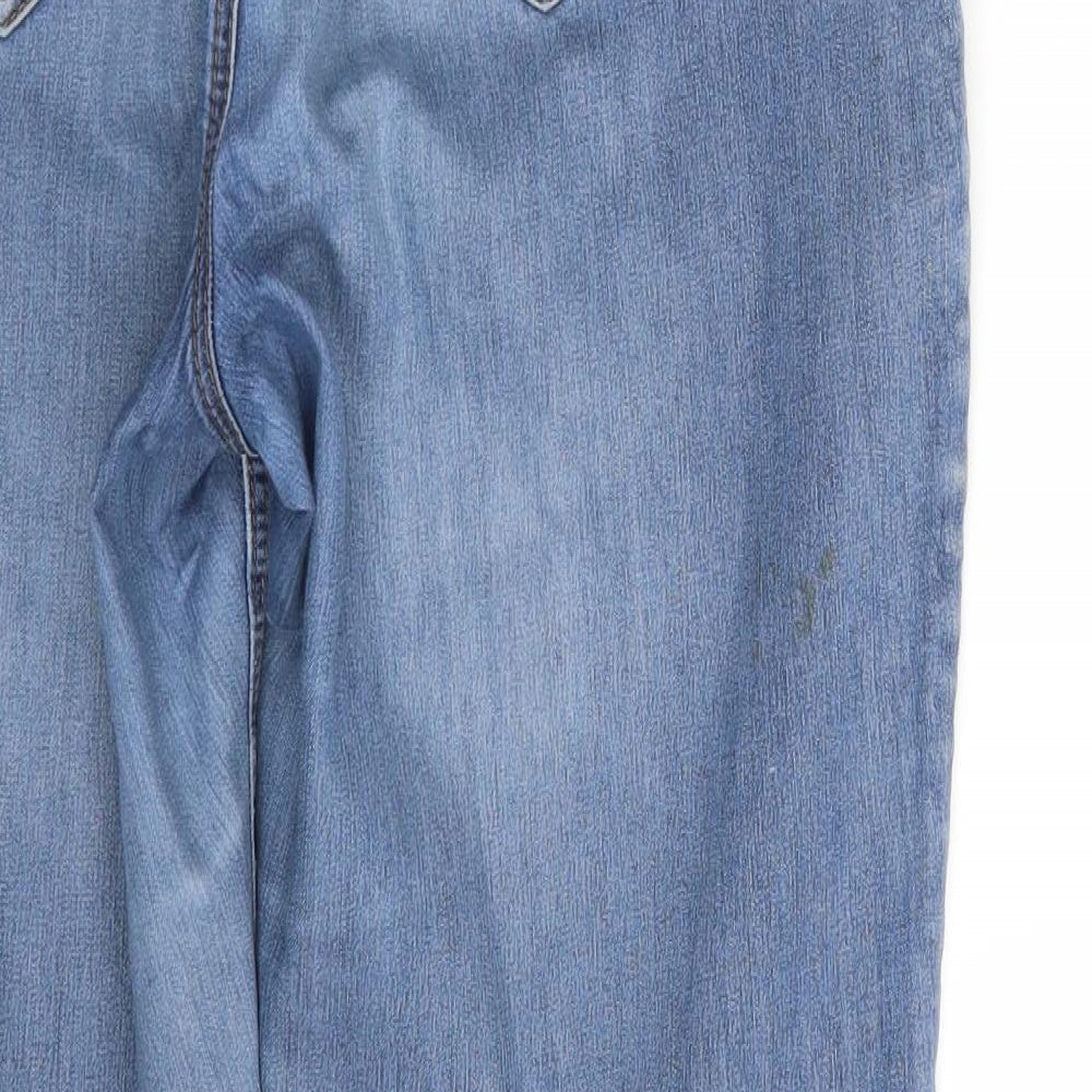 George Womens Blue  Denim Straight Jeans Size 16 L28 in