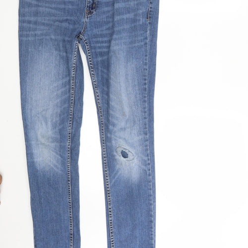 NEXT Womens Blue  Denim Skinny Jeans Size 12 L31 in