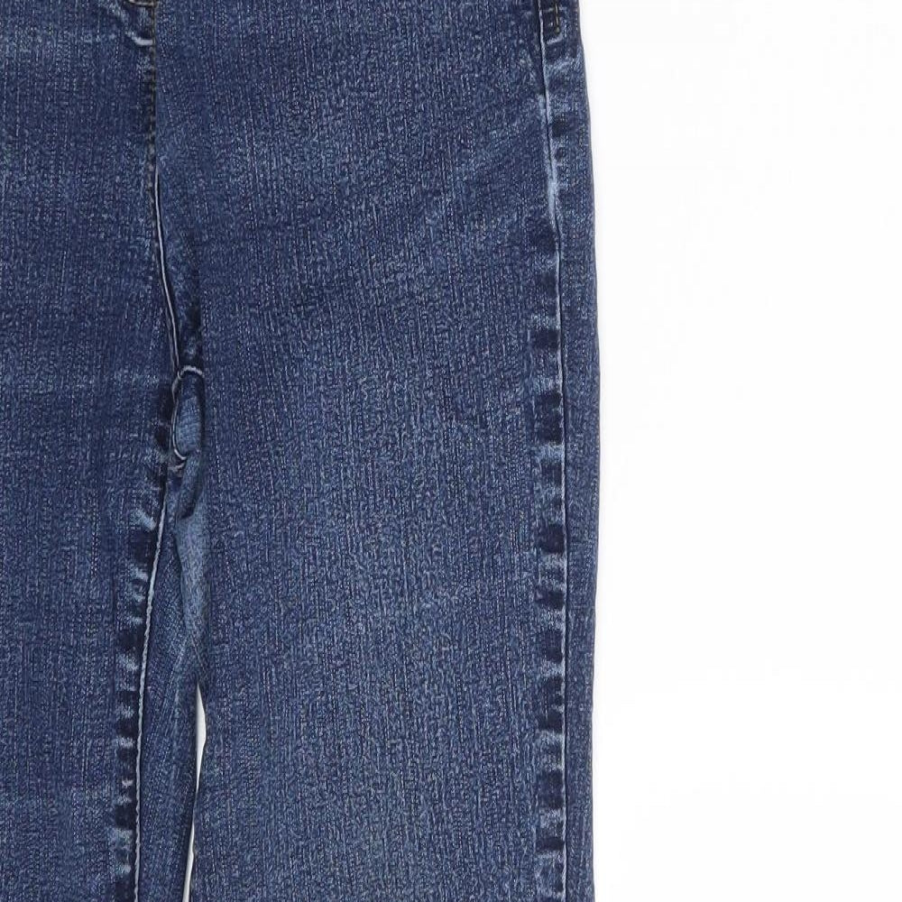 TU Womens Blue  Denim Straight Jeans Size 8 L28 in