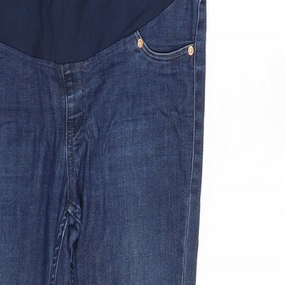 H&M Womens Blue  Denim Mom Jeans Size M L29 in