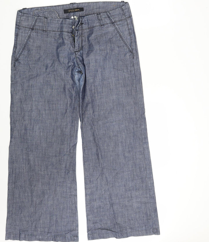 House Jeans Womens Blue Denim Straight Jeans Size 36 in L30 in