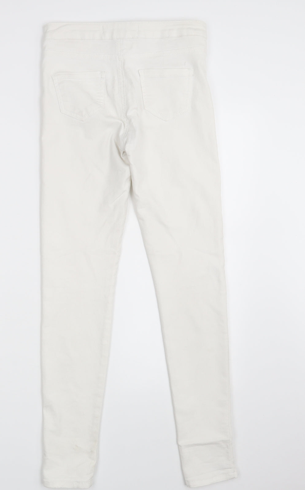Denim Co. Womens White  Denim Jegging Jeans Size 8 L29 in