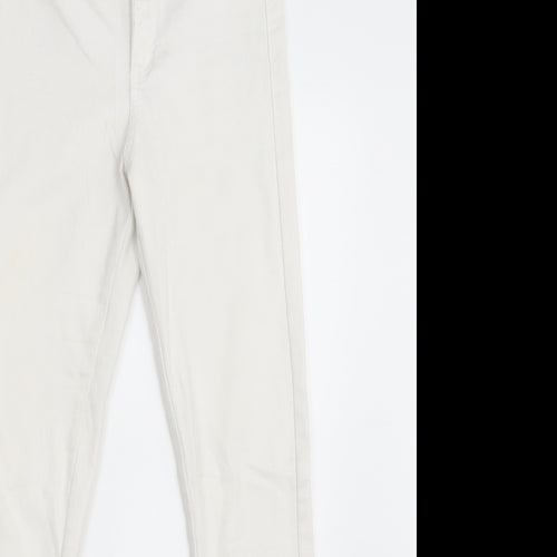 Denim Co. Womens White  Denim Jegging Jeans Size 8 L29 in