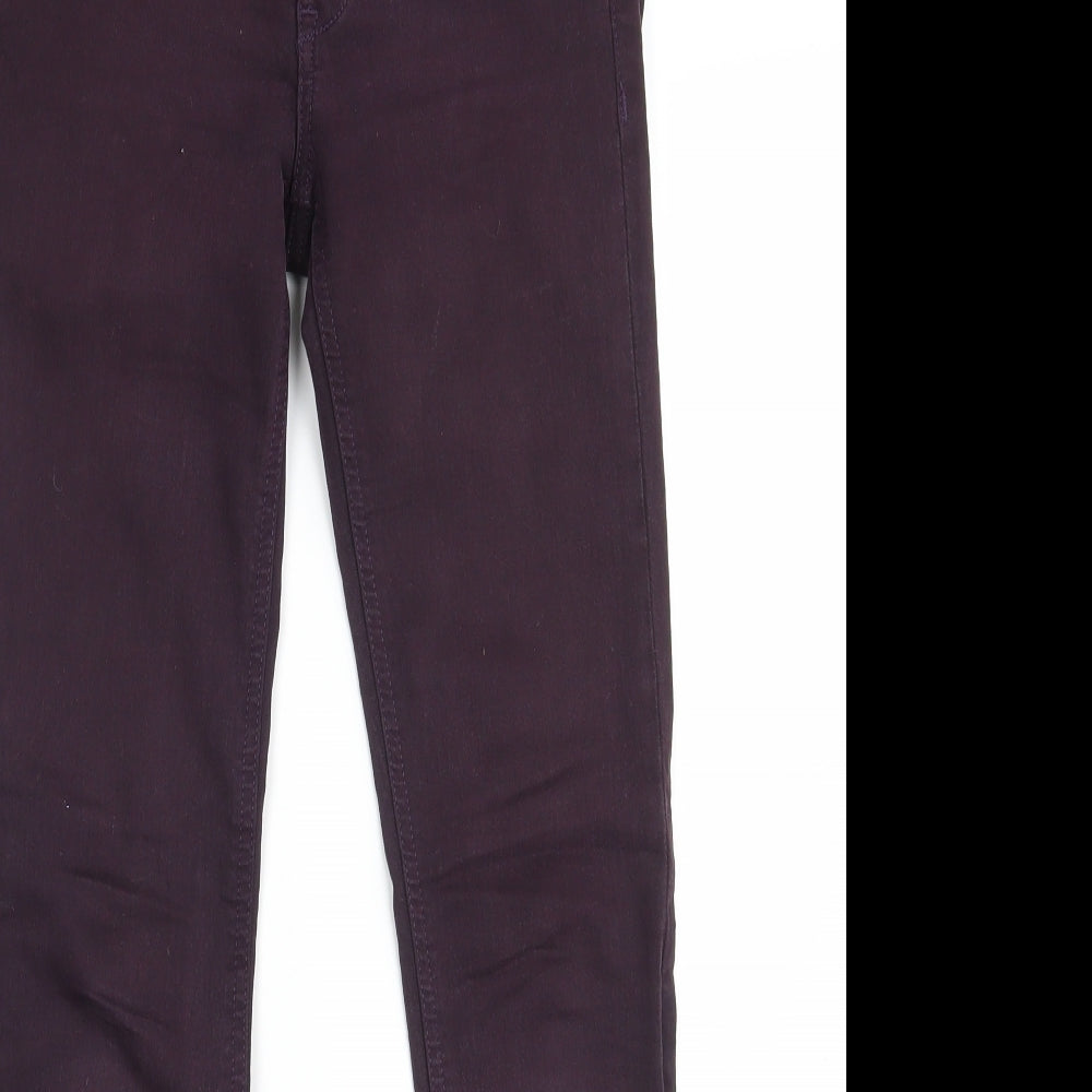 H&M Womens Purple  Denim Skinny Jeans Size 27 in L30 in