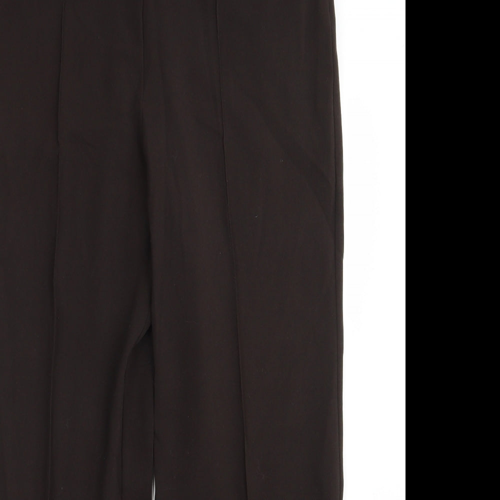 Autonomy Womens Brown   Dress Pants Trousers Size 14 L30 in
