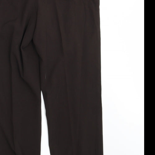 Autonomy Womens Brown   Dress Pants Trousers Size 14 L30 in