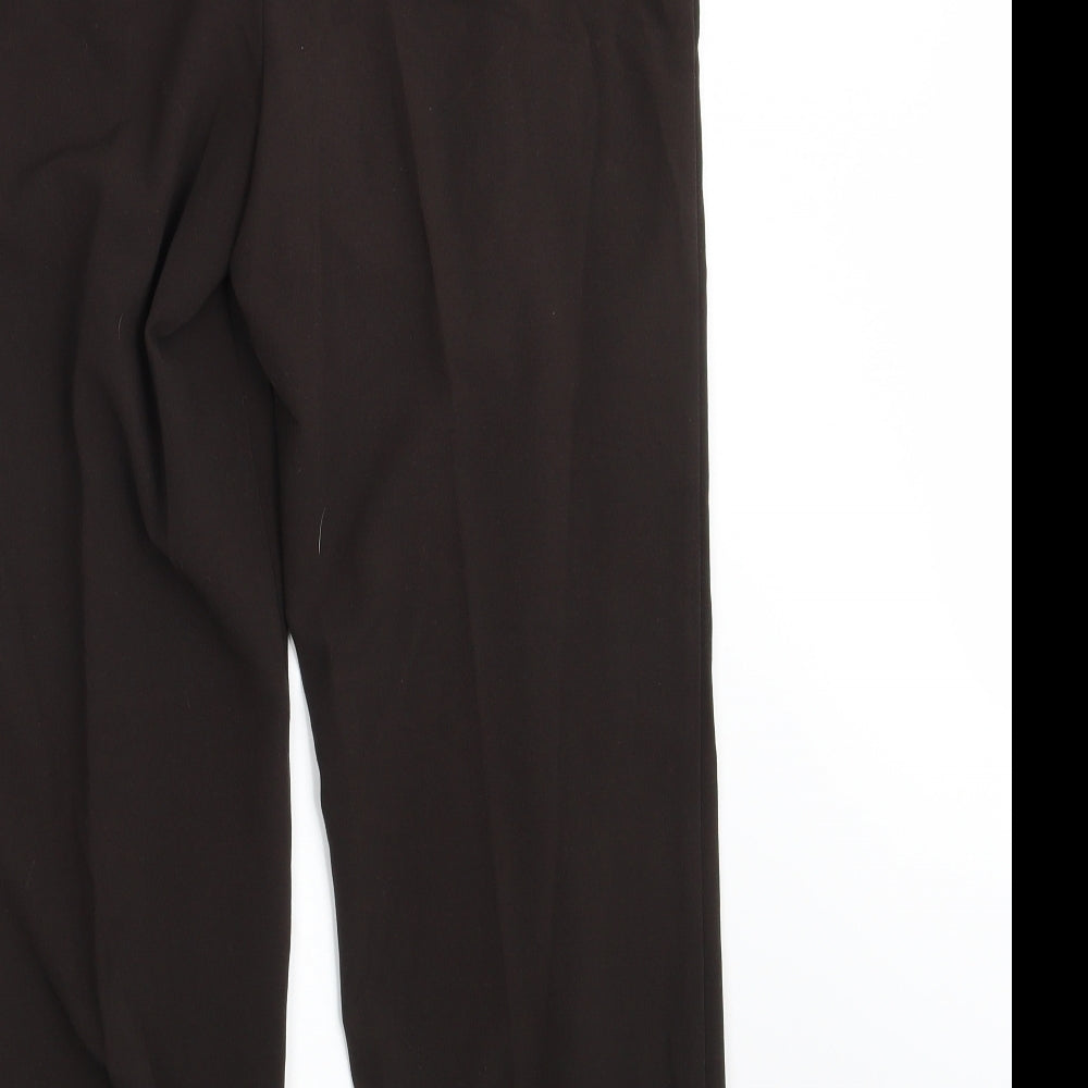 Autonomy Womens Brown   Dress Pants Trousers Size 14 L30 in
